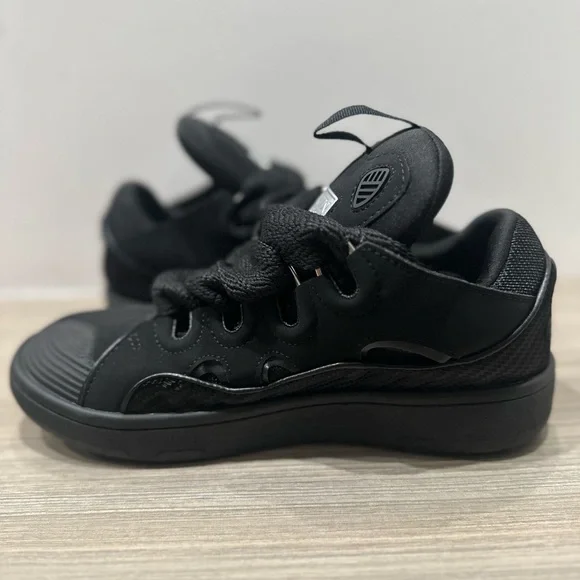 LANVIN Leather Curb Sneakers NWOT